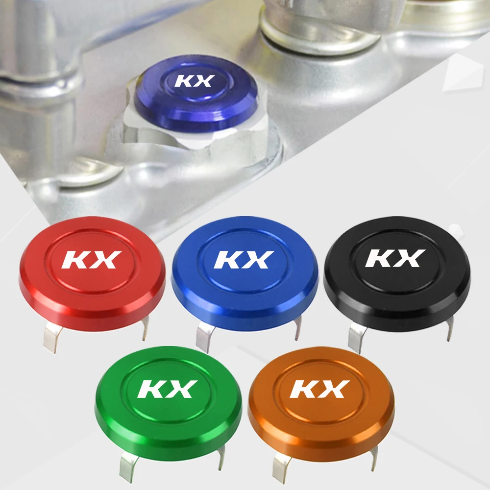 

2024 For Kawasaki KX KX65 KX80 KX85 KX85 KX125 2015~2023 2016 2019 2020 2021 2022 Steering Stem Cap Cover Decorative Screw Cap