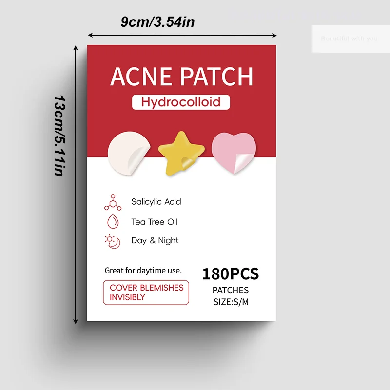 180 stks/set Gezicht Huidverzorging Acne Puistje Patch 6 Maten Onzichtbare Professionele Genezing Absorberende Spot Sticker Die Voor Mannen Vrouwen