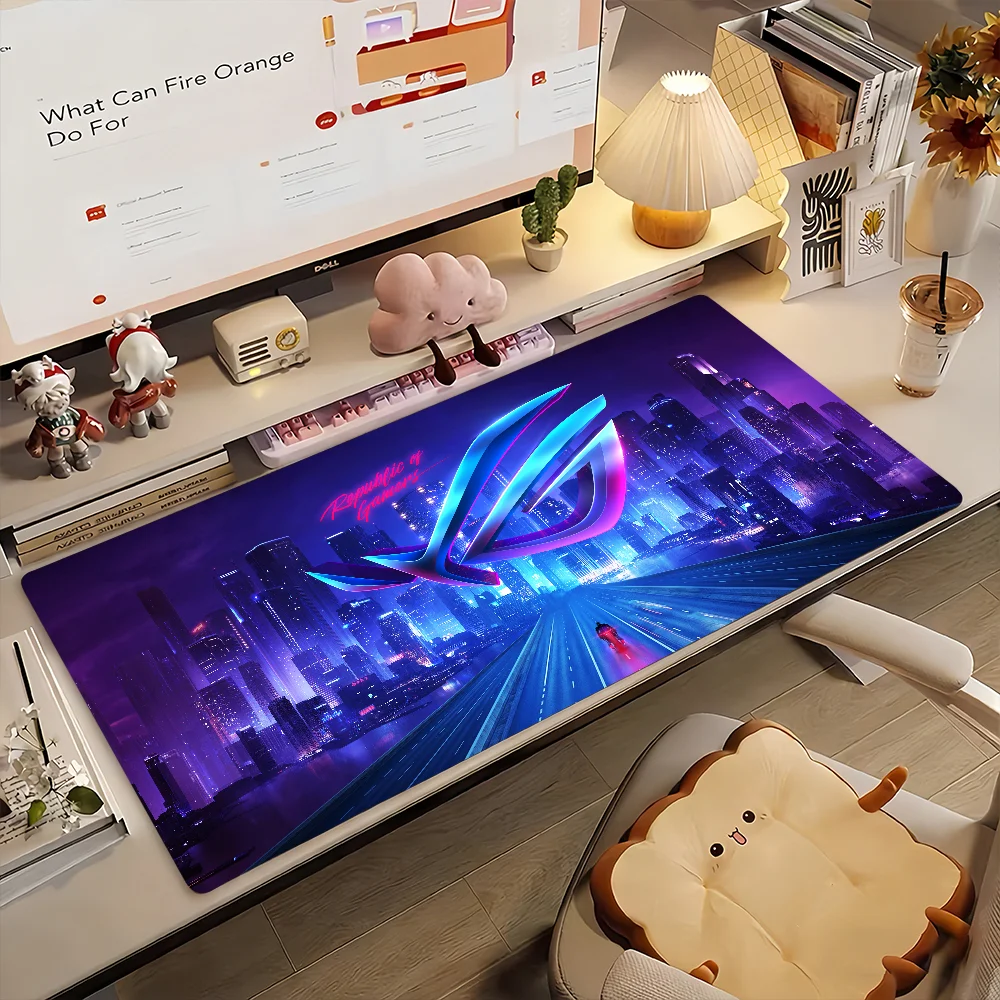Art R-ROG Mouse Pad Computer Laptop Rubber Non-slip Mouse Mat Mousepad Gamers Decoracion Desk Mat