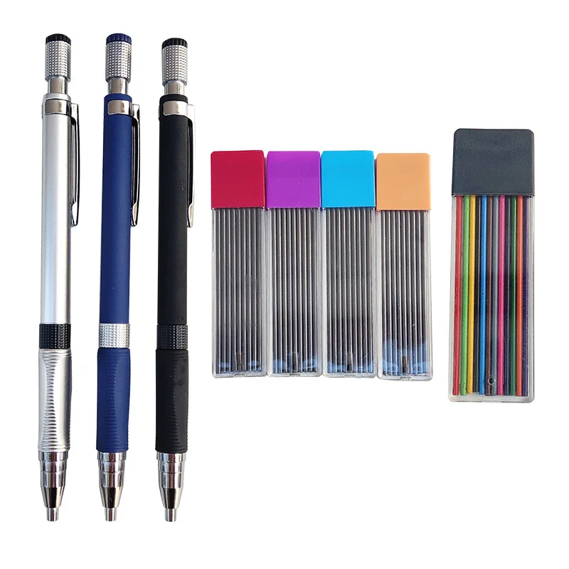 9/12 Pcs/box Color Mechanical Pencil Leads Set 2.0 2B Pencil Rod Colored Automatic Pencil Core Refill for School Art Sketch