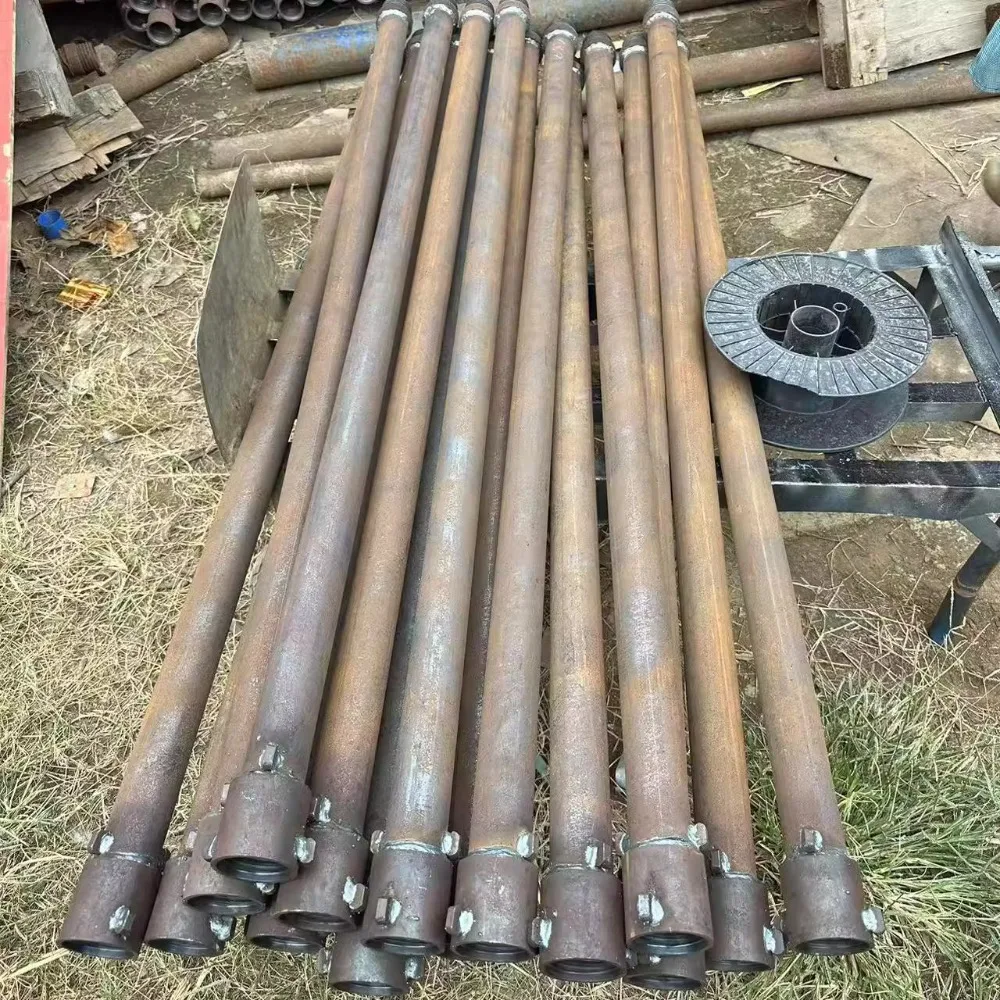 Thickened thick wire drilling rig with drill bit special drill rod