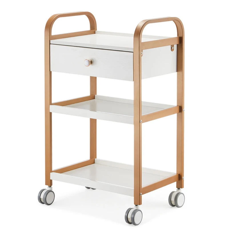 

High-end Hair and Beauty Salon Carts New Beauty Salon Cart Haircut Hair Salon Trolley Hairdressing Cart