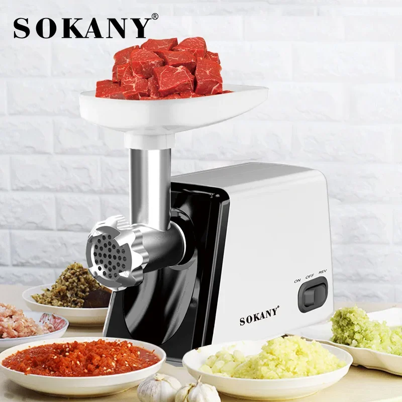 Electric Meat Grinder, Heavy Duty Meat Mincer, Sausage Stuffer Maker, Food Grinder with Sausage & Kubbe Kit, Grinder Plates