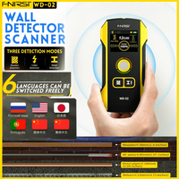 FNIRSI WD-02 Wall Metal Stud Detector Finder Positioning Hole TFT Display AC Live Cable Wires Metal Wood Stud Wall Scanner