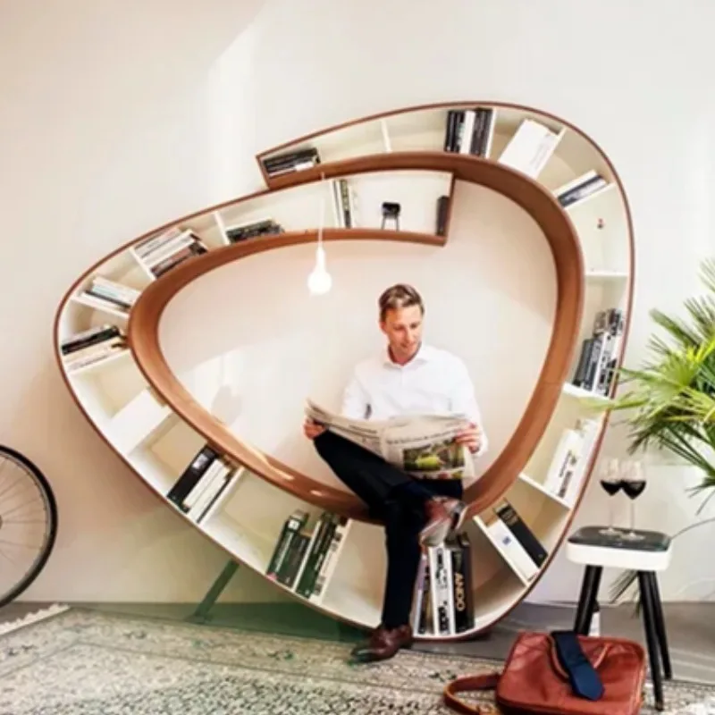 Wrought iron letter bookshelf creative against the wall office floor decoration display stand soft decoration ornament