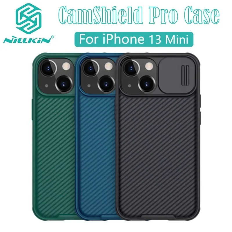 

Чехол Nillkin-CamShield Pro для iPhone 13 Mini, роскошная жесткая защита объектива ПК, защита от слайдов камеры, устойчивая к падениям задняя крышка