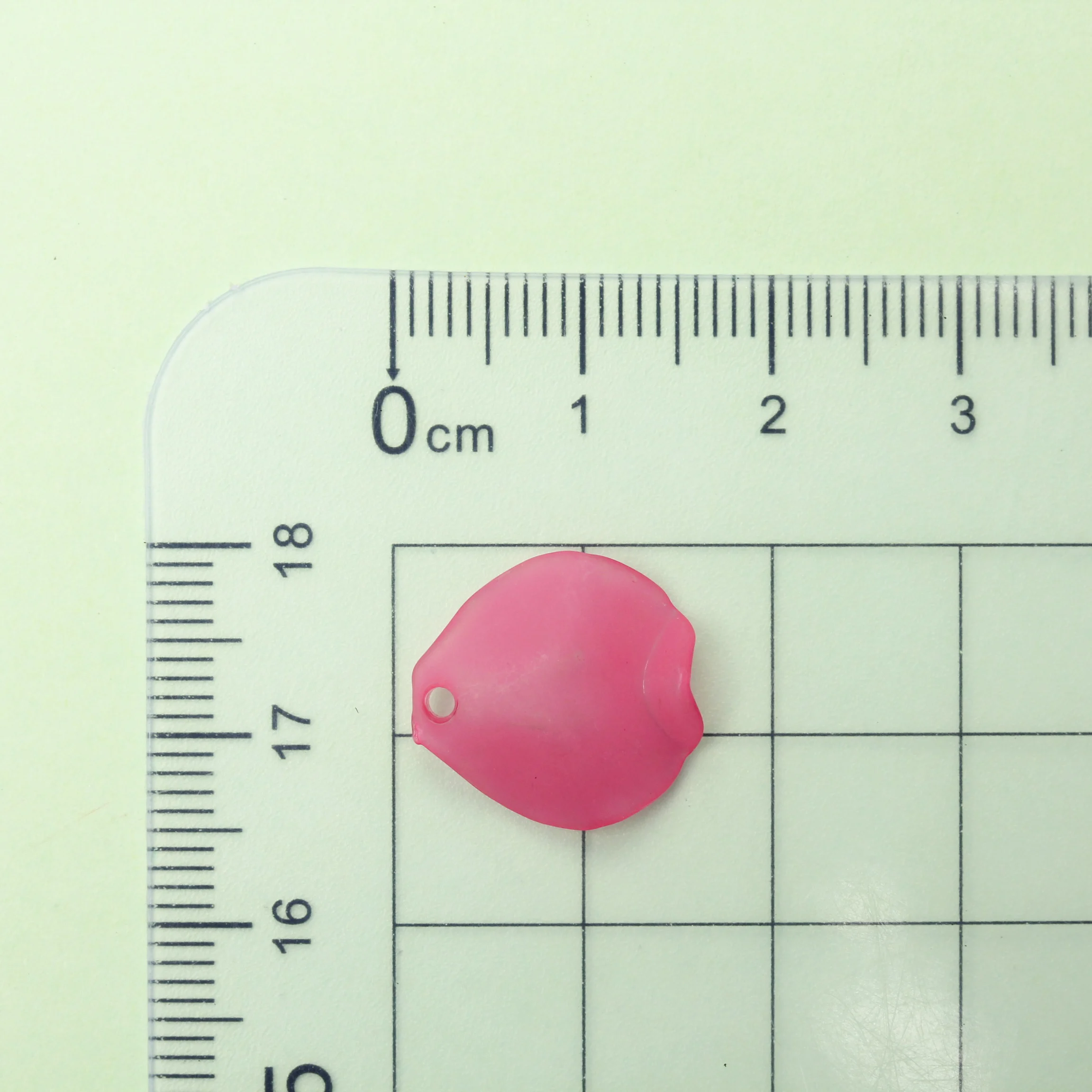 100Pcs/bag 15mm Candy Color Transparent Petal Pendant For Jewelry Making DIY Hairpin Necklace Bracelet Accessories Wholesale