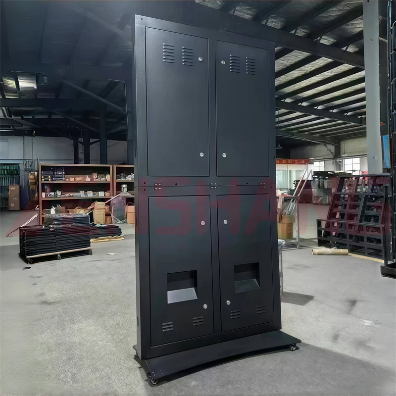 نافذة المتجر التي تسيطر عليها متنقلة لوحة إلكترونية Led مثبتة على الحائط قائمة بذاتها مقاومة للماء شاشة عرض ملصق Led خارجية #4