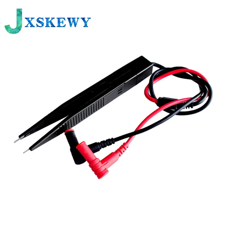 SMD SMT Test Führt Chip Komponente LCR Testing Tool Multimeter Tester Clip Meter Stift Blei Sonde Pinzette Kondensator Widerstand