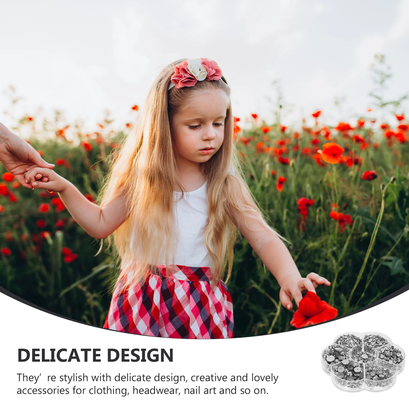 

1 Box Simulated Pearl Resin Charms Semicircle Diy Accessories For Jewelry Headdress Craft Decoration Handicrafts Ornament