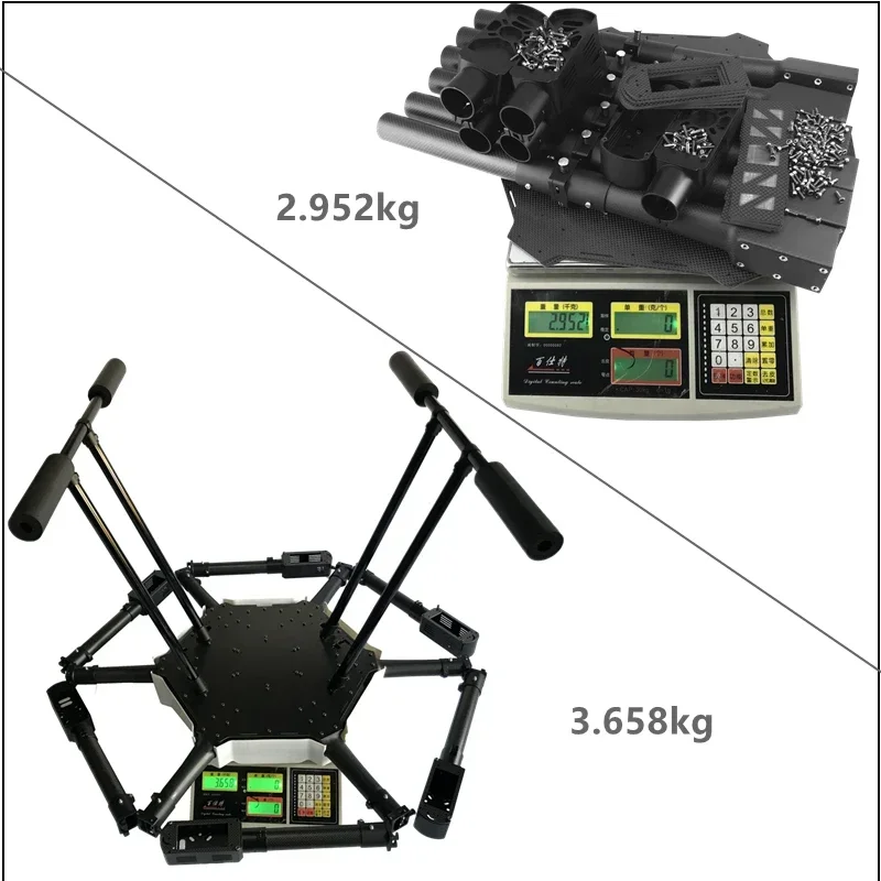 1250mm Carbon fold drone frame for Agricultural UAV