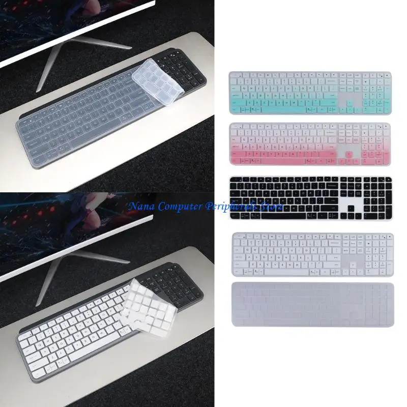 F68C 공예 MX 키를위한 얇은 실리콘 키보드 보호기 키보드 커버 무선 키보드 인체 공학적 키보드 커버 프로텍터