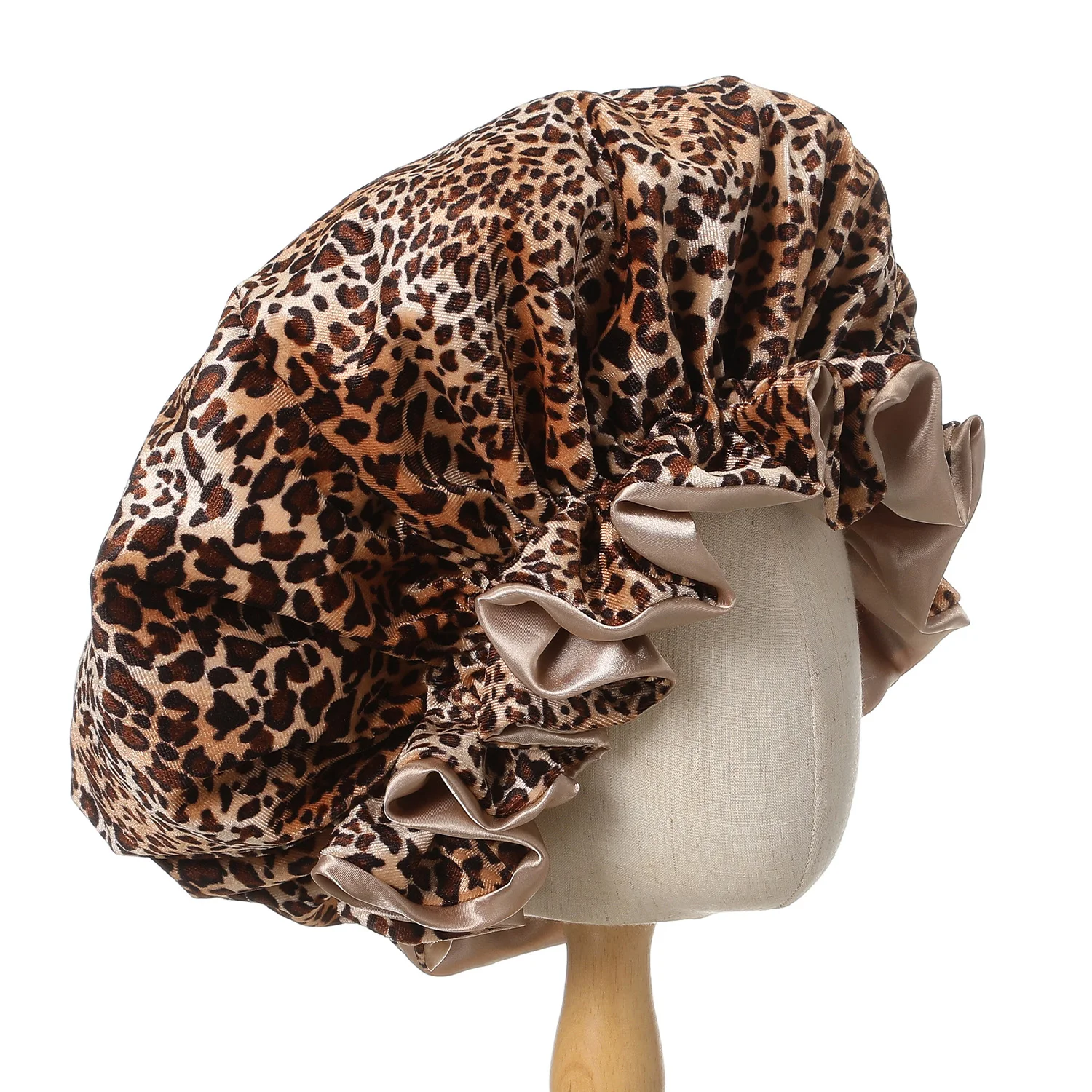 2024 Winter New Velvet Top Knotted Hijab Turban Hat African Women Bandana Bonnet Cap Muslim Islamic Head Wrap Hat Headscarf