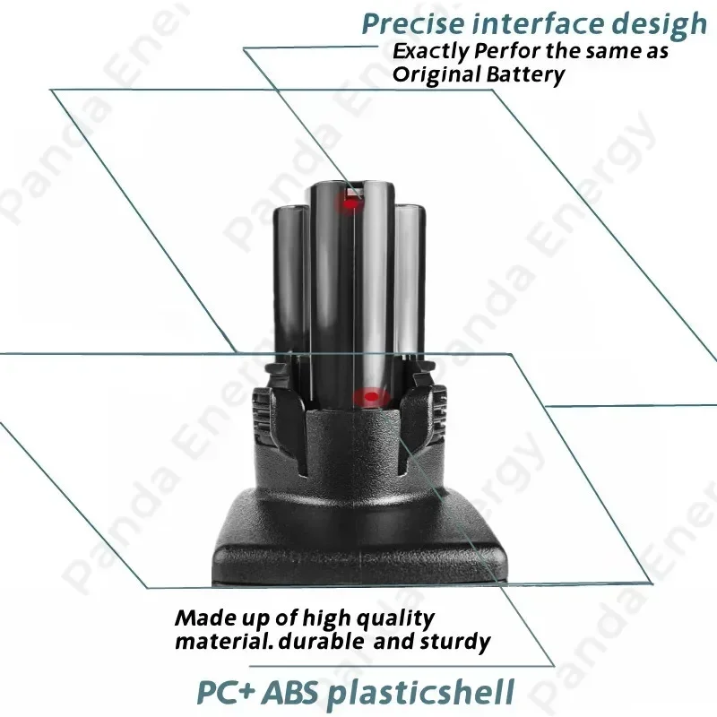 1-3Pack BL1013 10,8 V-12V 6800mAh Li-Ion Batterie de Remplacement gießen Makita BL1013 BL1014 194550-6 194551-4 195332-9 DF030DW