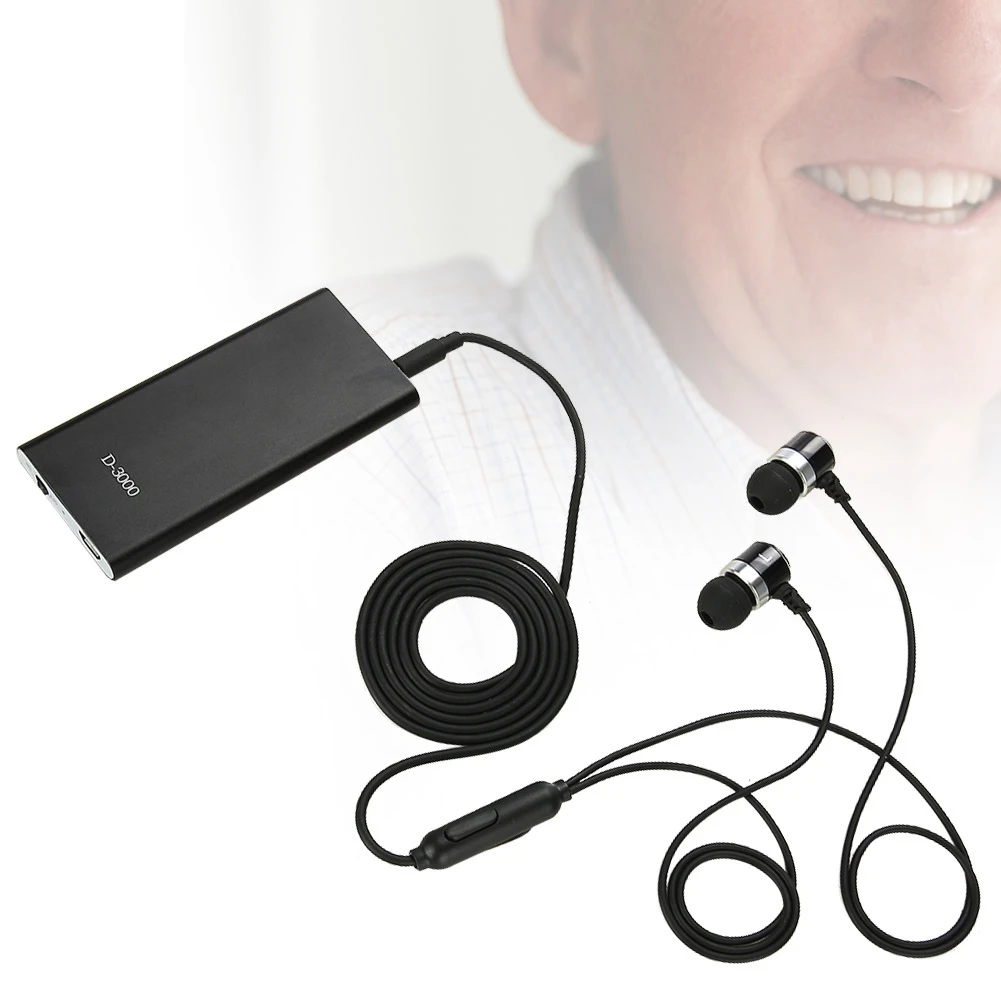 Amplificateur de son MP3 de poche pour sourds et élans, volume réglable, outils de soins des oreilles