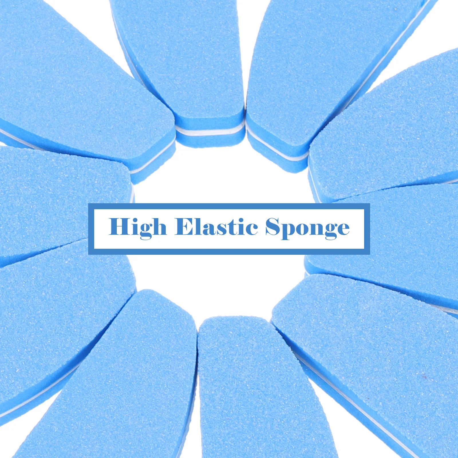 20 szt. Mini Gąbkowe Pilniki do Paznokci Paski Polerskie Praktyczne Niezawodne Narzędzia do Pielęgnacji Paznokci Akrylowych Niezbędne w Podróżnej Torbie