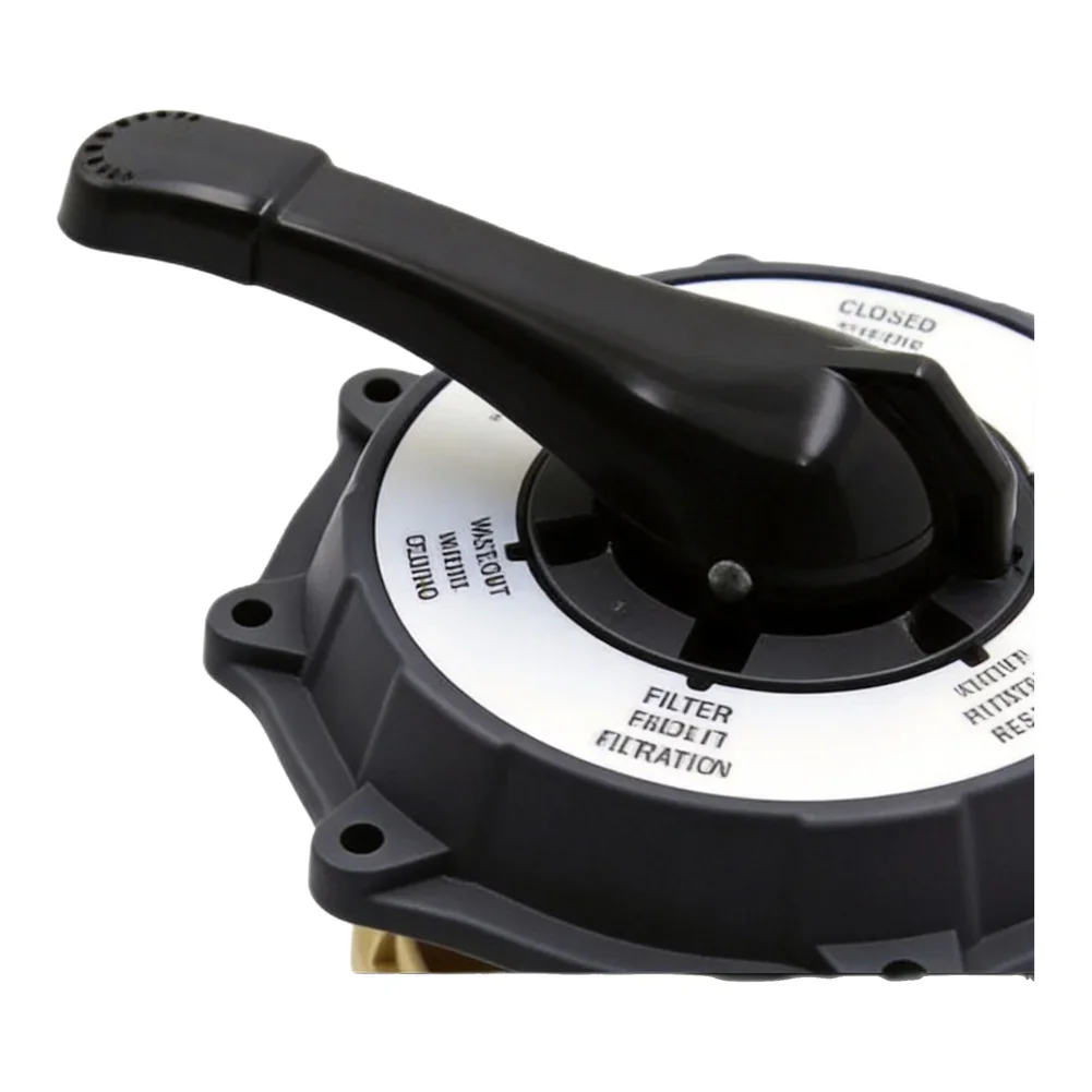Easy Installation Valve Parts Top Overall Width 6.5 Inches Filter Pump Valve UV-resistant Engineering Plastics
