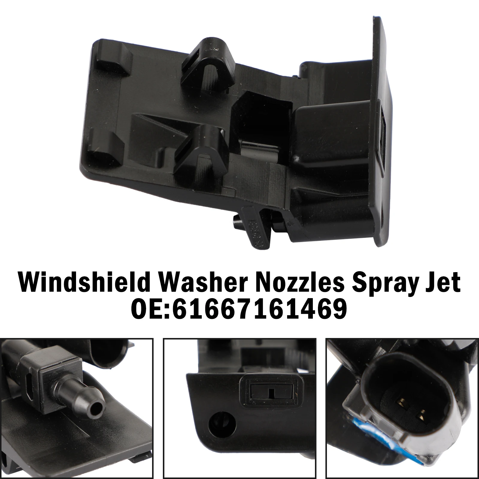 Artudatech Windshield Washer Nozzles Spray Jet for BMW X5 E70 06-10 Left Right 61667161469 Car Accessories