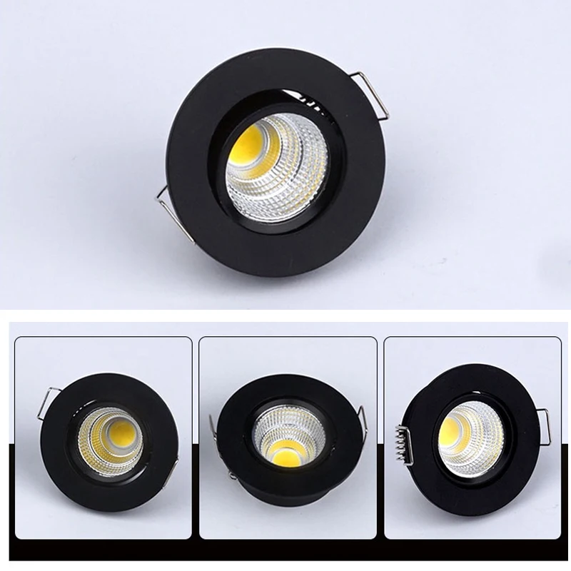 Mini LED downlight ceiling spotlight COB 3W DIY starry sky ceiling light cabinet light opening household 42-45mm AC85-265V.