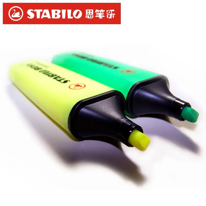 1PCS Stabilo Textmarker Original 70 Highlighter Children Stroke Key Mark with Large Capacity Color Small Fresh Marker Pen