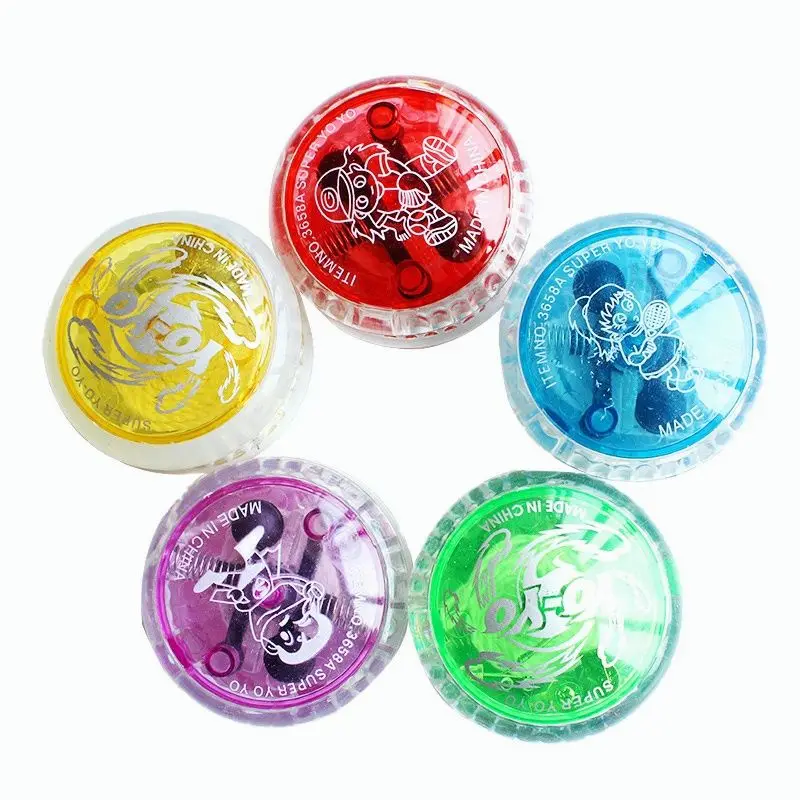 2Pcs Creative Hobby Magic YoYo LED Light Classic Toys Fun Games Yo Yo Professional Practice Juggling Amateur Show Toys Kids Gift