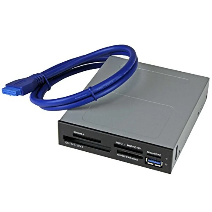 

Internal Reader with UHS-II Support - SecureDigital/Micro SD/Memory Stick/Compact Flash Memory Card Reader TAA 35FCREADBU3