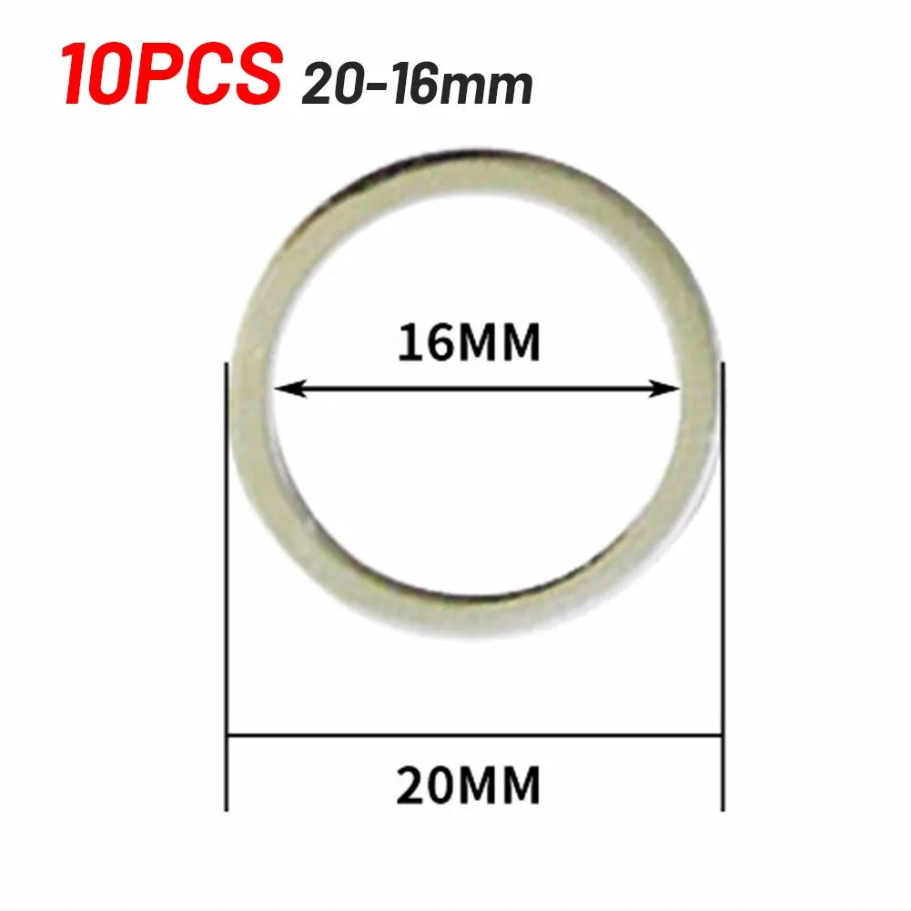 10 Piece Saw Blade Washer Pack Change Washer Set 10pcs Blade Aperture Saw Cutting Washer New Practical Professional