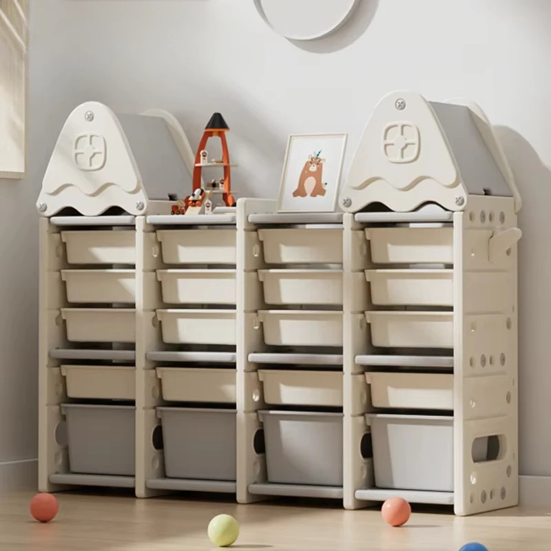

Kids Cabinets Baby Bedroom Furniture Sets Teen Children Kindergarten Plastic Clothes Storage Shelf Organization Bins Box