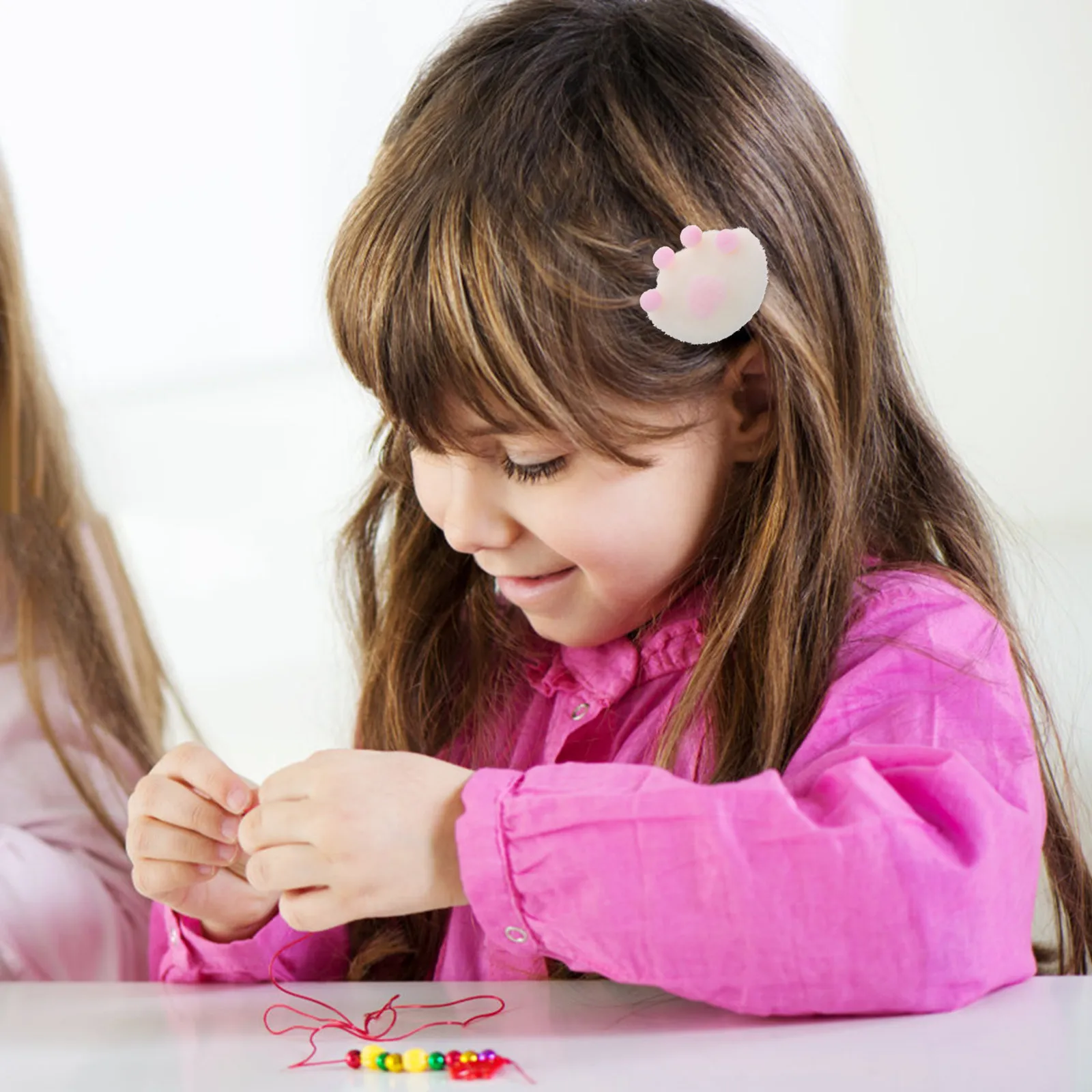 

4Pcs Cat Shaped Hair Clips for Girls Soft Comfortable Claw Clips Toddlers Daily Wear Party Outfit Enhancing Cuteness