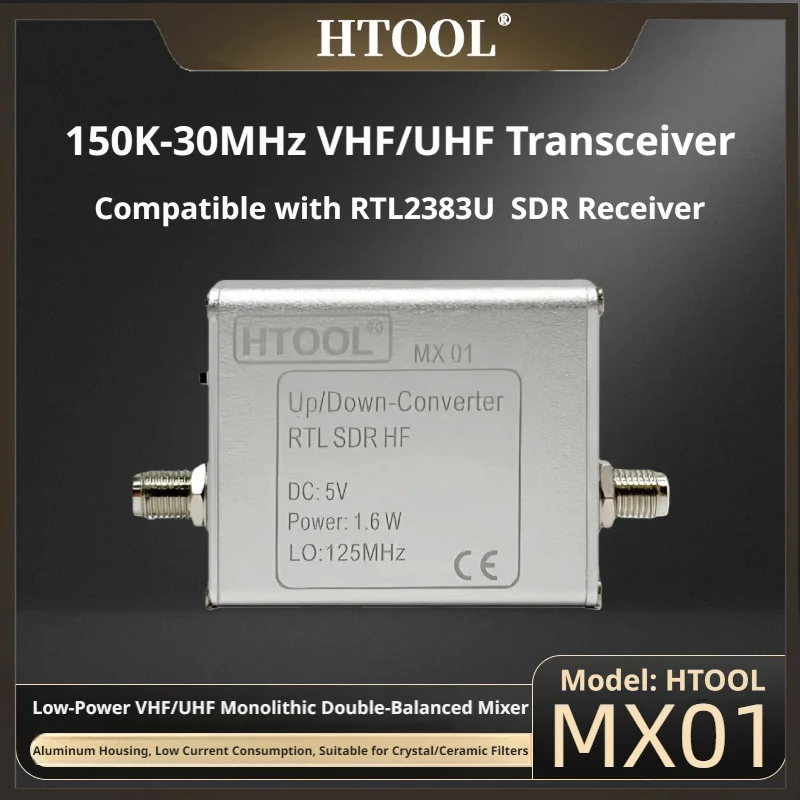 Suitable for RTL2383U SDR Receiver 150KHz-30MHz HF up Converter HTOOL-MX01