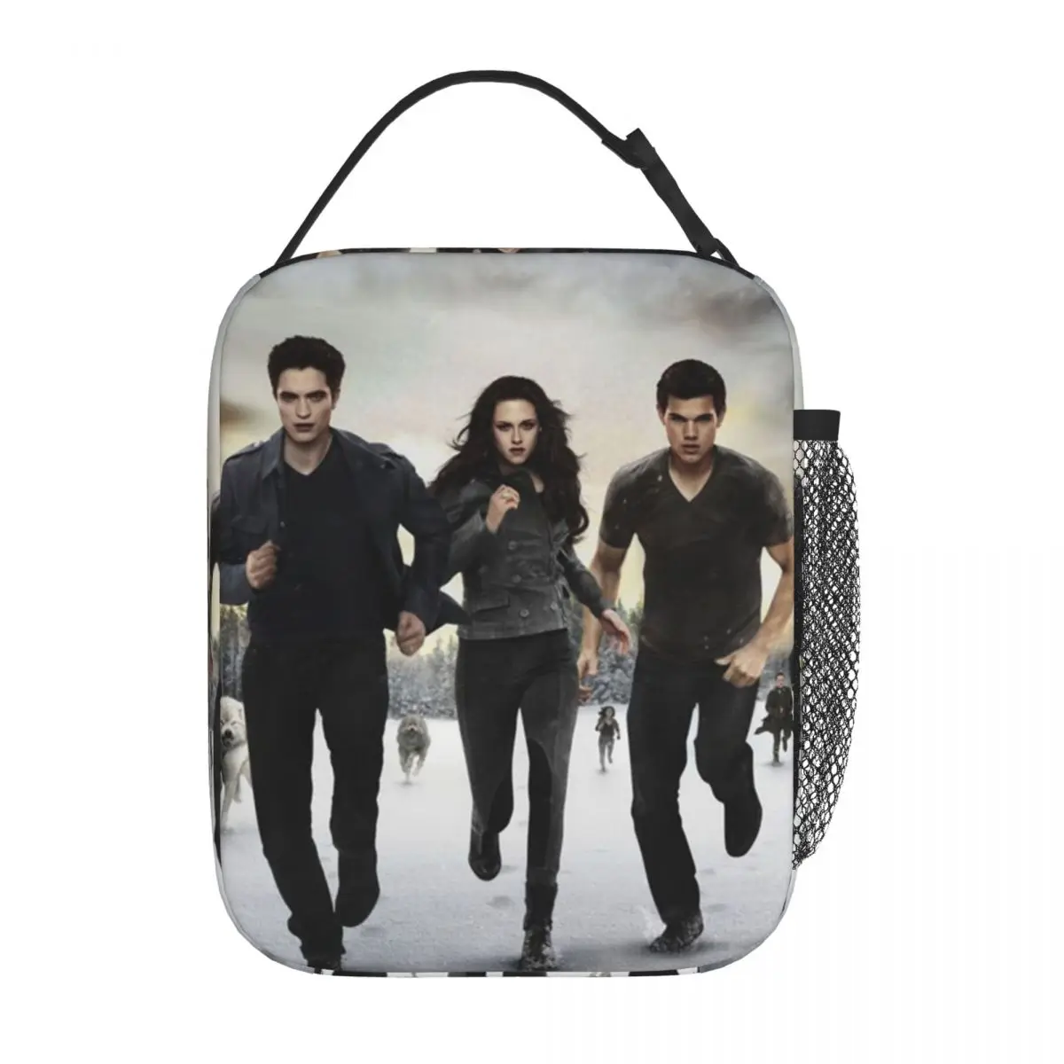 The Twilight Saga Edward Cullen (7) Insulated Lunch Bag for Women Children Portable Food Boxes Thermal Lunch Box Tote