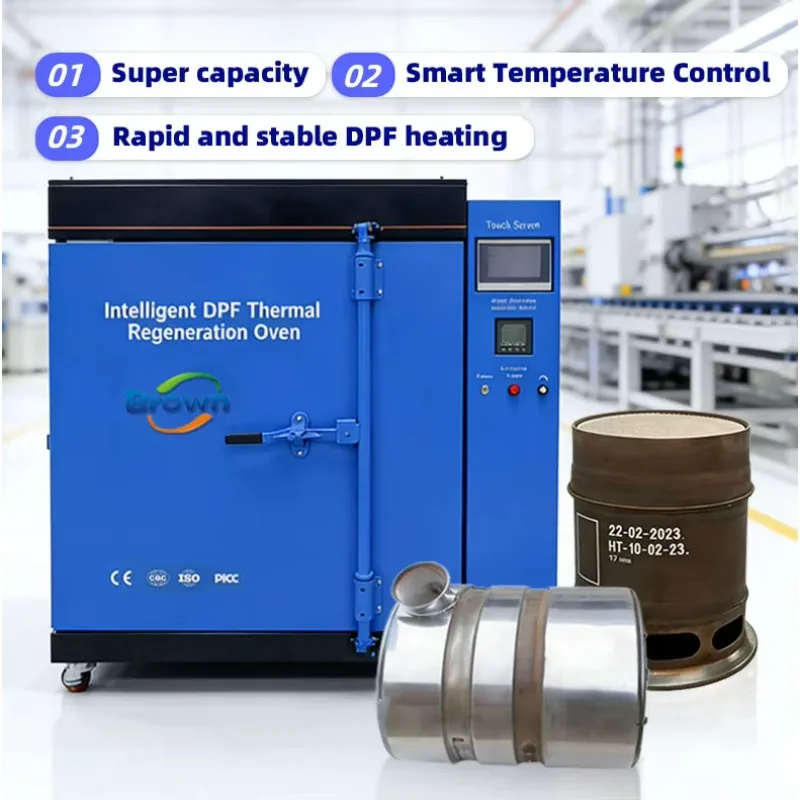 Intelligent DPF SCR High Temperature Furnace DPF Hot Oven Diesel Particulate Filter Washer