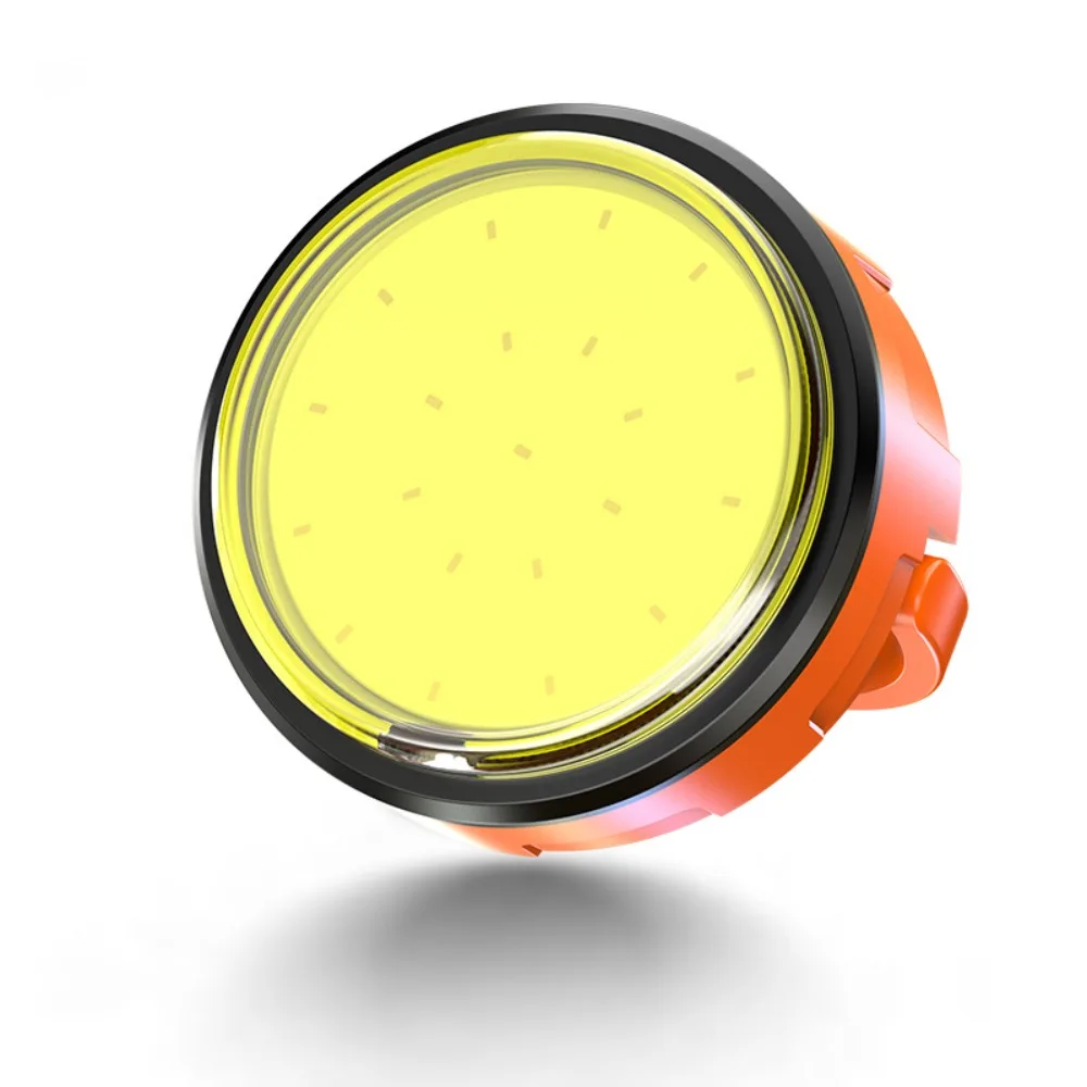 High Power Mini Flashlight Rechargeable with Magnet Base Outdoor Tent Lantern 3 Lighting Modes Portable Emergency Light Lamp