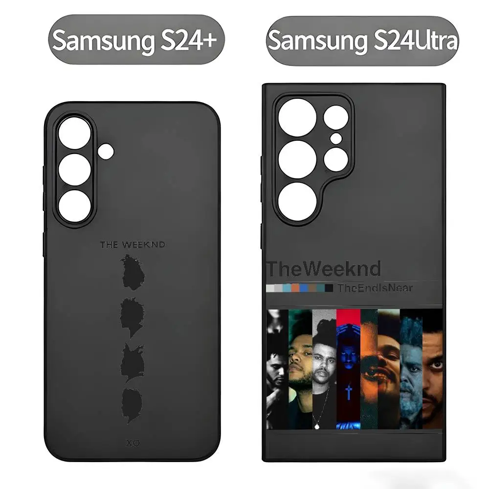Singer The Weeknd Phone Case For Samsung S20-S24 FE Plus Ultra TPU Soft Skin Friendly