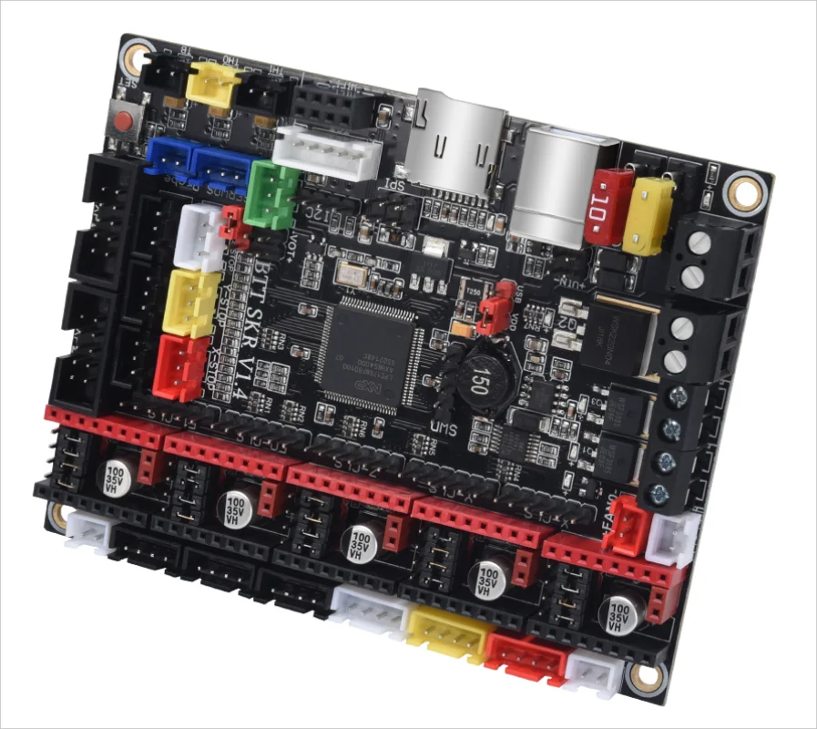 Imagem -03 - Nyxlab-placa-mãe Bigtreetech Skr V1.4 Turbo 32 Bit Pitft50 Tela Sensível ao Toque Tmc2209 Tmc2208uart Driver para Voron V2.4 Impressora 3d