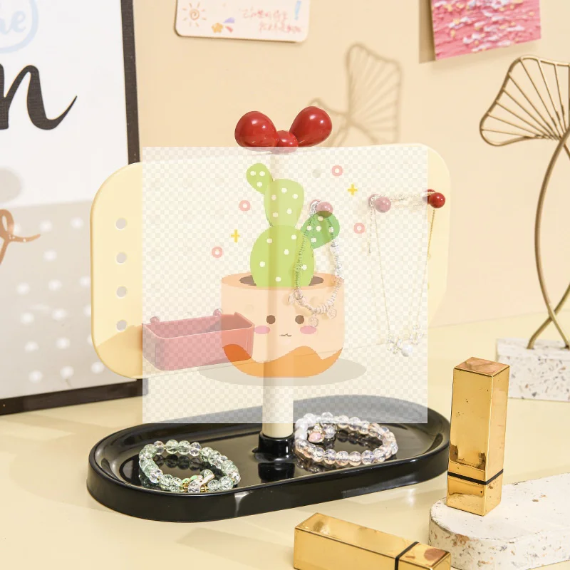 رف تخزين بسيط من بيجبورد لتخزين المفاتيح والمجوهرات والخواتم والأساور وتخزين طاولة الزينة وتخزين مستحضرات التجميل.