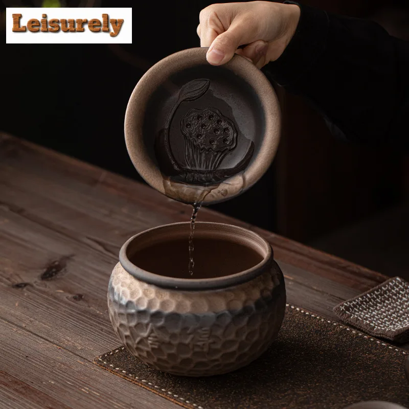 

1100 мл древняя ранняя позолоченная железная глазурованная чашка для мытья Цзяншуй, чаша, бытовой китайский чайный сервиз Chaxi, оборудование, украшения