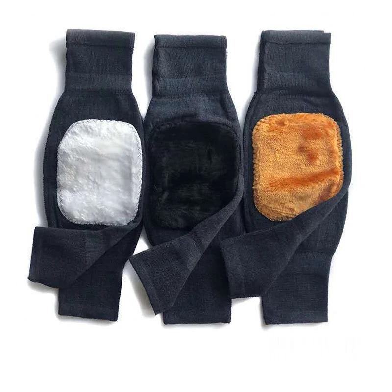 Winter Warm Knee Protectors Leg Warmer Outdoor Cycling with Thick Velvet for Men's and Women's Joints Warm Knee Brace