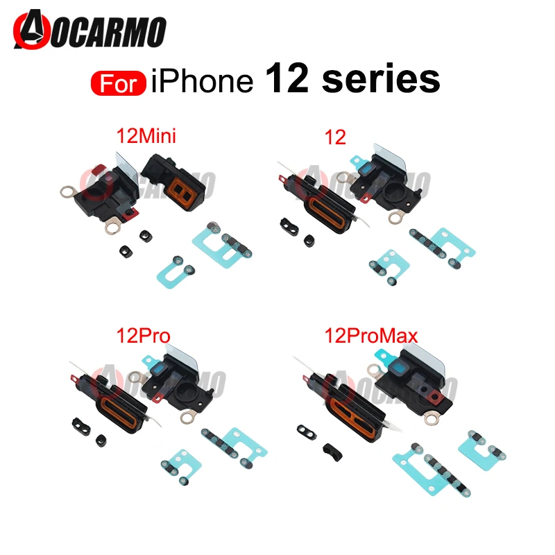 

For iPhone 12Pro/ 12 Pro Max / 12mini Full Set Loud Speaker Anti Dust Mesh Anti Dust Loudspeaker Net Replacement Parts