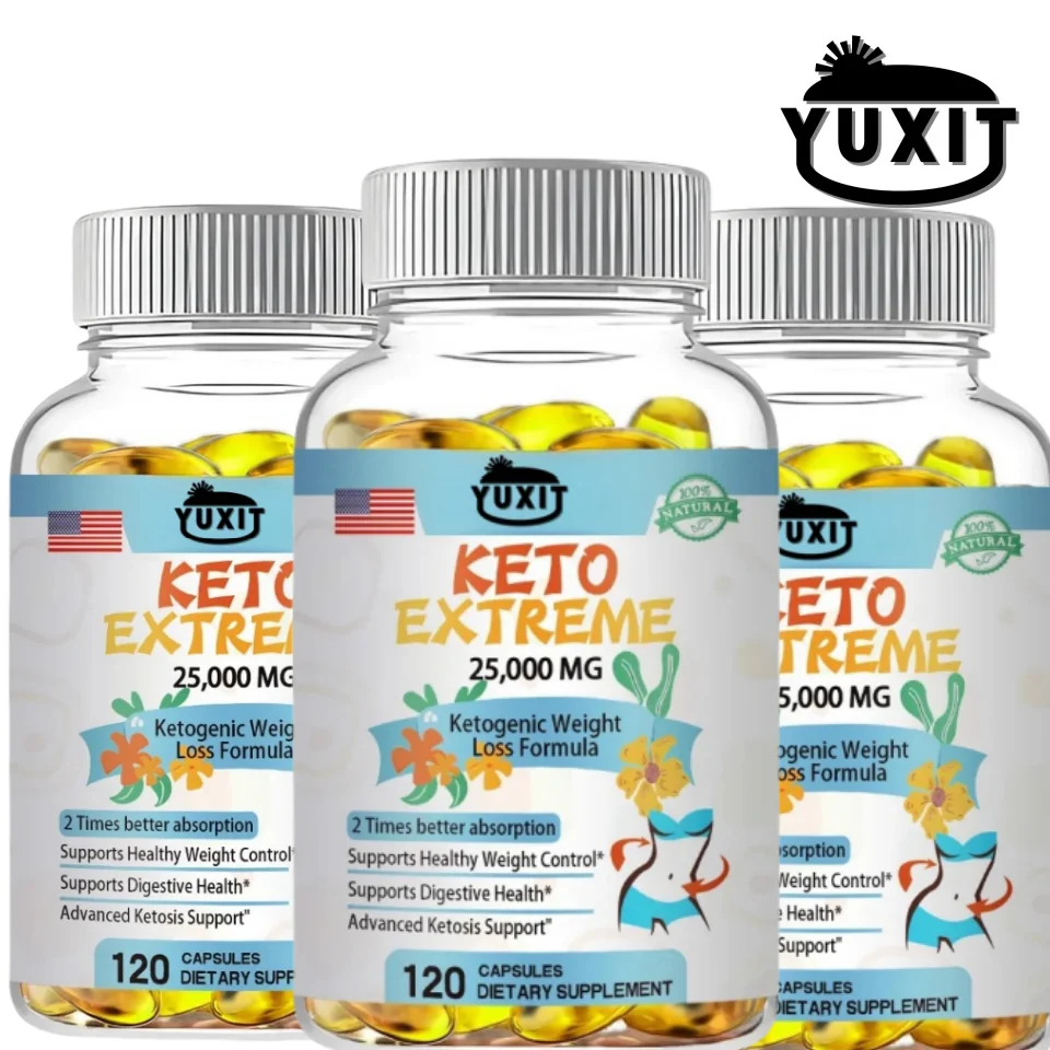 YUXIT  Daitea Ketone Supplement 25000 Mg Weight Loss Aid Fat Burner 60 120 NonGMO Tablets