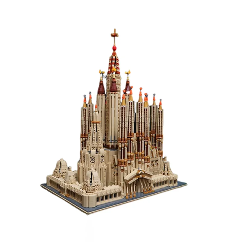 NEW 10045PCS MOC Sagrada Familia  Model Architecture DIY Creative Idea Children Brick Toy Birthday Building Christmas Gift Block