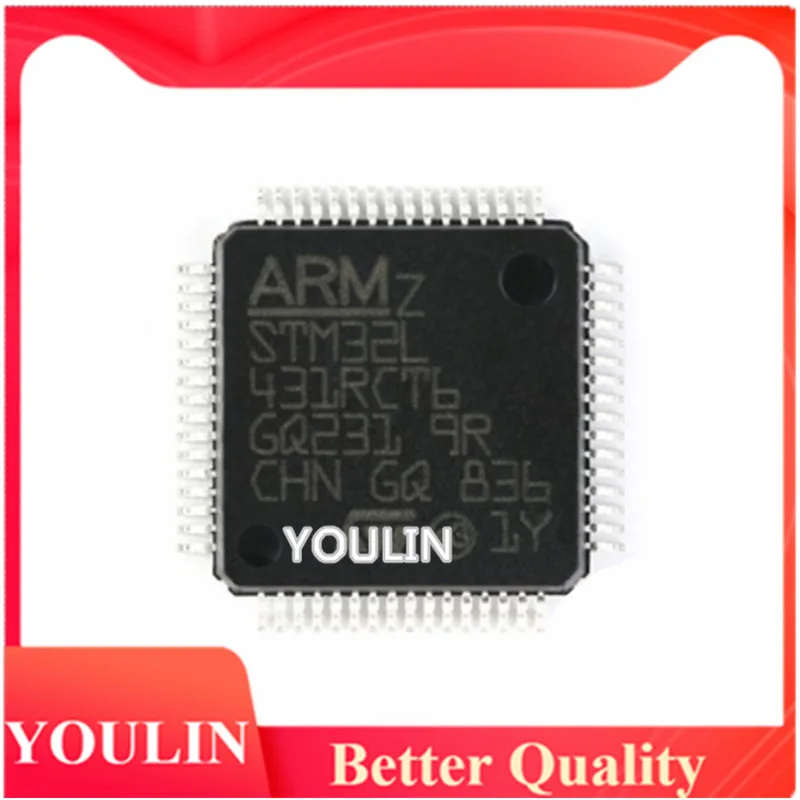 

New original STM32L451RCT6 LQFP-64 MCU Cortex-M3 32-bit microcontroller