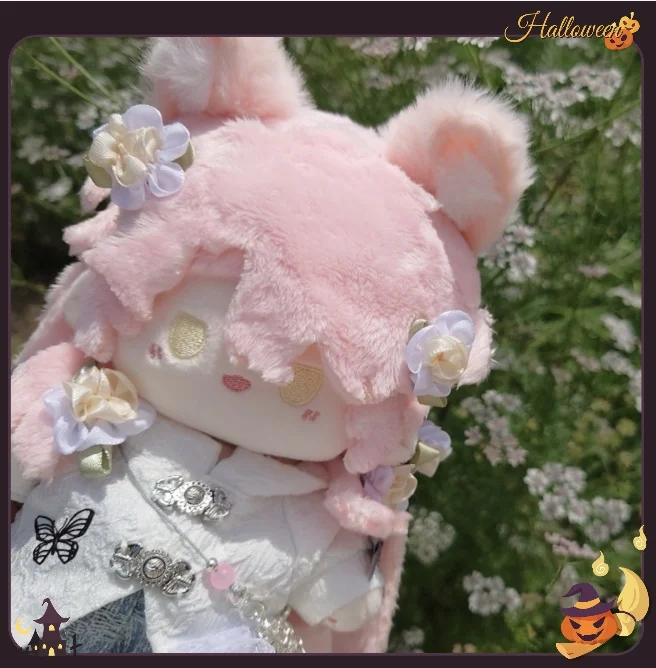 

Genshin Impact Huaijiu Qiuqiu 20cm Cotton Plush Doll Dress Up With Skeleton Cosplay Stuffed Doll Anime Xmas Gift
