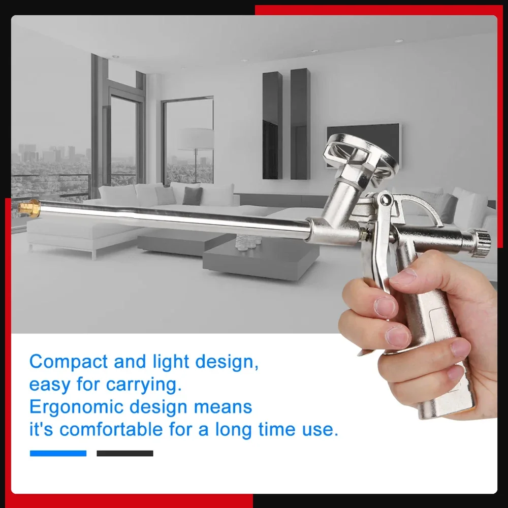 Foam Expanding Spray  Sealant Dispensing PU Insulating Applicator Tool