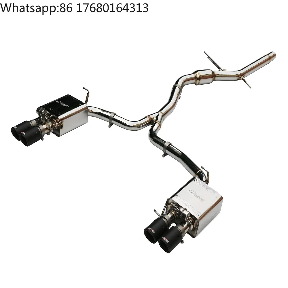 For Good Sound Car Aggressive/loud Exhaust Muffler Pipe for AUDI B9 A4/A4L 2.0T