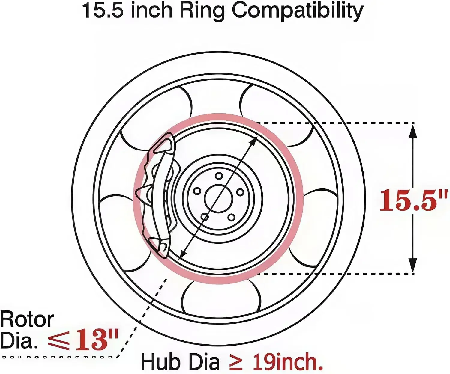 Tzvmny 4PCS 15.5