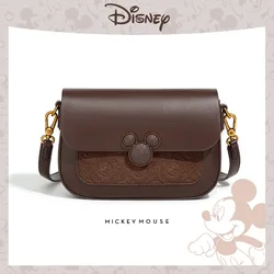 Disney-Sacs à main rétro de luxe pour femmes, sacs à main, grande capacité, sac à bandoulière Kawaii initié, étui Anime, portefeuille en PU