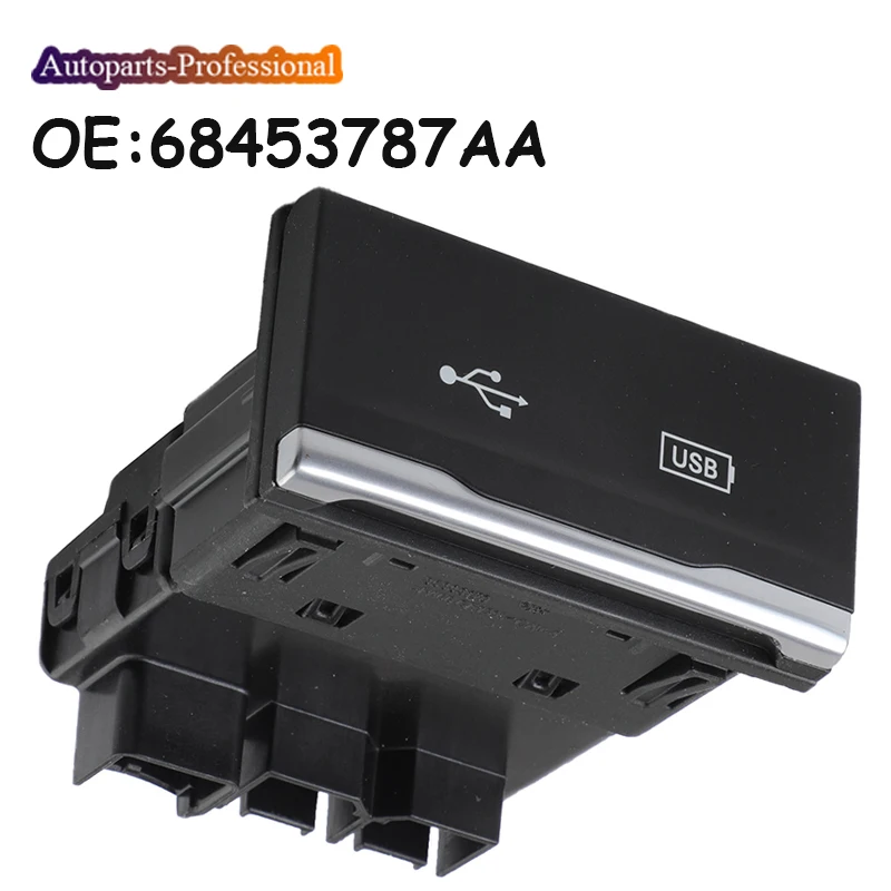 Hub multimedia con puerto USB para coche 68453787AA 68271567AB 68271567AA para Jeep Cherokee Wrangler Gladiator 2018-2021, piezas de repuesto