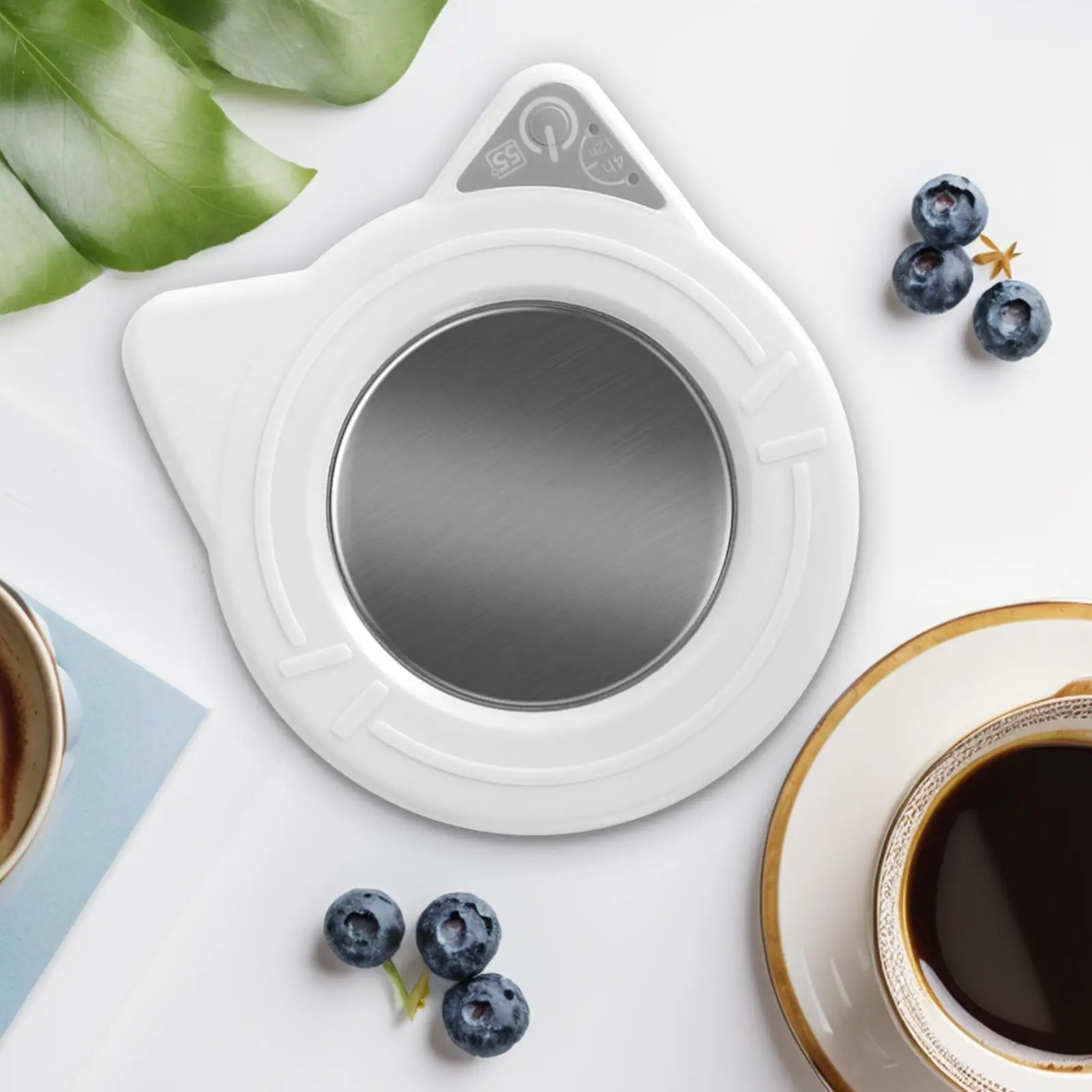 

Mug Warmer Precise Temp Control Smart Auto Shut Off Milk Heater Coffee Mug Warmer Plate For Coco Beverage Home Office Camping