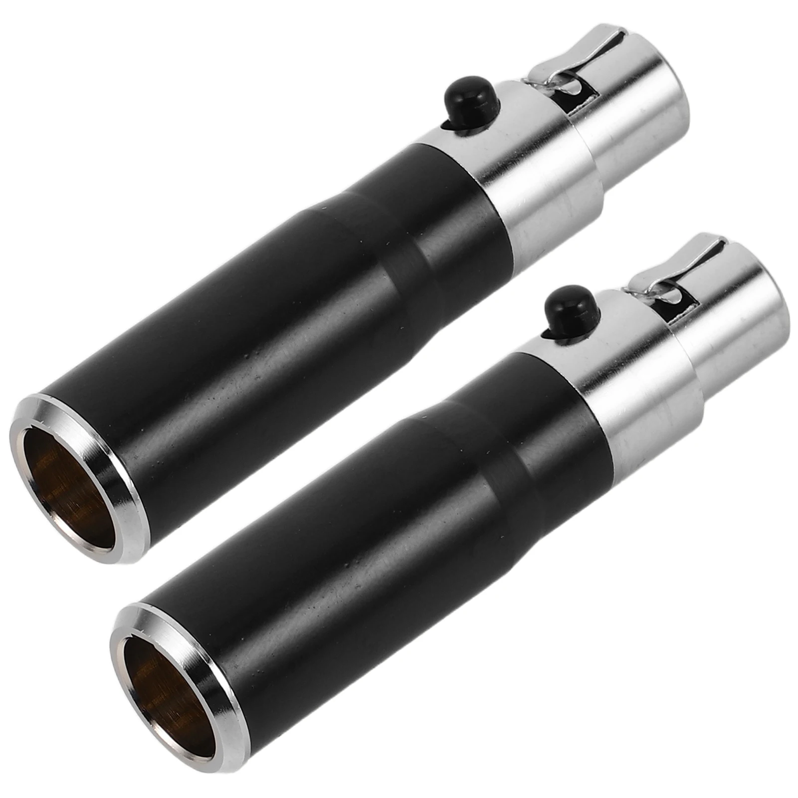 

2 Pcs Audio Adapter 4-pin Male to Female Instrument Connector Equipment Microphone Xlr Plastic Mini Converter